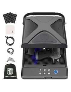 Caja Fuerte Biométrica Portátil MD MADOATS para Armas