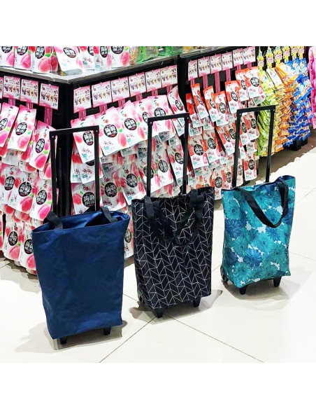Carrito de Compras Plegable HOSDZOU con Ruedas 20 kg Caricatura