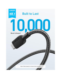 Cable USB A a USB C Anker 310, 2 Unidades 1.83 m Negro 2