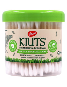 Hisopos de Algodón Biodegradables Jaloma Kiuts - 400 Unidades 2
