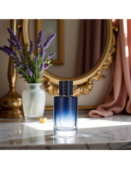 Atomizador de Perfume Wentoenapp 50ml Vidrio Negro Recargable