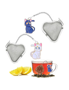 Infusor de Té Colgante HADEWEITE Acero Inoxidable 2 Pcs