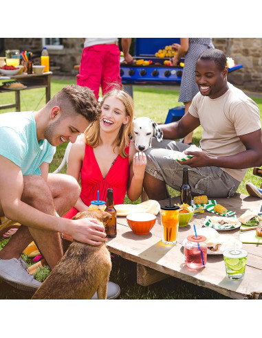 4 Tapas de Silicona Reutilizables Howbush para Tazas 9.9 cm