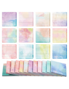 720 Notas Adhesivas Acuareladas Sabary 7.6x7.6cm Multicolor
