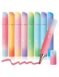 Marcadores estéticos Mr. Pen set 8 colores punta cincel