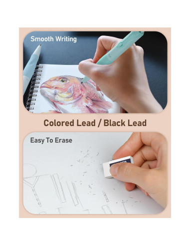 Conjunto de Lápices Mecánicos Nicpro 31PCS Pastel 0.5-2.0mm