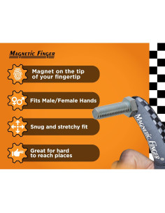 Guante Magnético de Peso Pesado - Herramienta para Recoger Metales 2