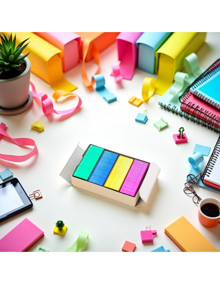 800 Grapas Mini Coloridas 12x6mm SquarezhenBo Suministros Oficina