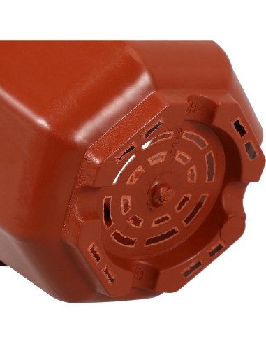 10 Macetas Colgantes Mipcase de Plástico 25x10cm Rojo Oscuro