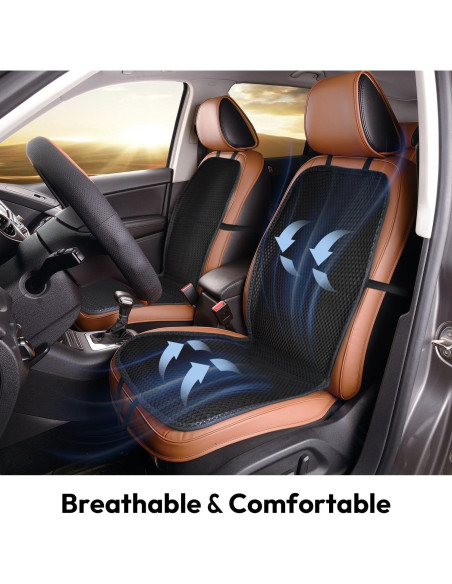 Cojín de Asiento Carrotez 3D Air Mesh Negro 50.8x38.1 cm