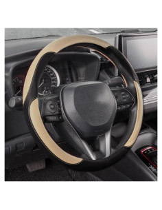 Cubierta de Volante SEG Direct Estándar 37-39 cm Negro Beige