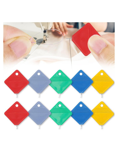 10 Piezas Enhebrador Automático de Agujas Heqxwl - Fácil Uso