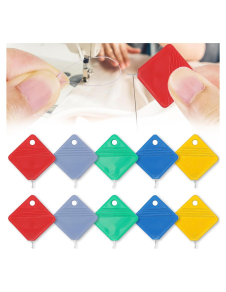 10 Piezas Enhebrador Automático de Agujas Heqxwl - Fácil Uso