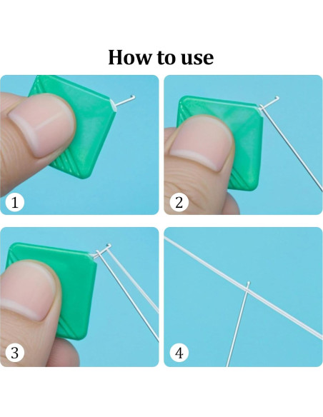 10 Piezas Enhebrador Automático de Agujas Heqxwl - Fácil Uso