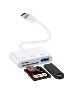 Lector de Tarjetas SD USB C CIQILY 3 en 1 Alta Velocidad