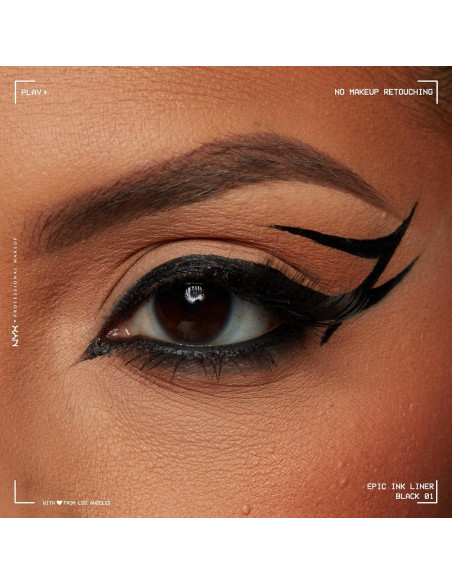 Delineador Líquido Impermeable NYX Epic Ink - Negro Mate
