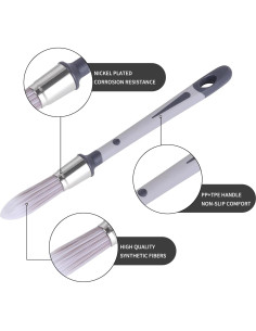 Brochas de Pintura de Bordes Wesquer 4pack 1.14-2.03 cm 2