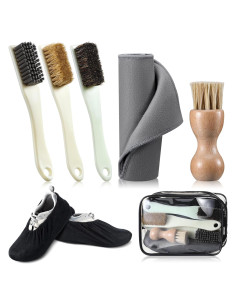 Kit de Limpieza de Zapatos Havawish 7 Piezas con Bolsa