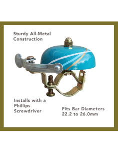 Campana de Bicicleta Crane Suzu Pintada a Mano Arce 55mm 2