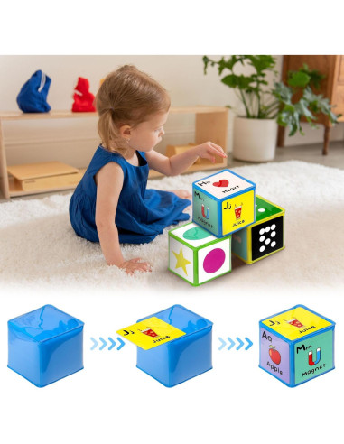 Dados de Historia Educativos Grekos - 4 Dados de Espuma con 48 Tarjetas