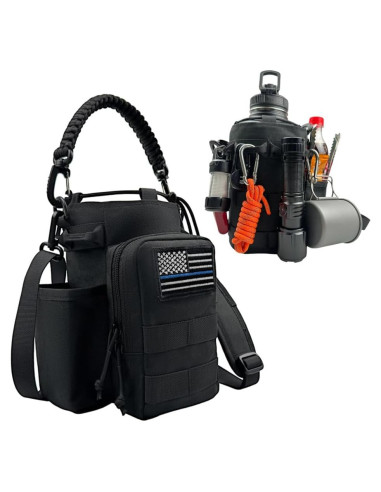 Soporte para Botella de Agua COOLYARD 64 oz Táctico Negro