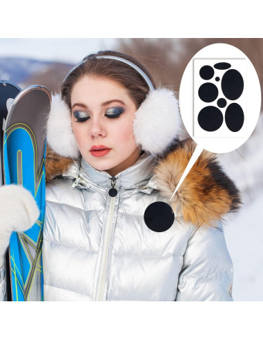 Kit de 40 Parches Reparadores Autoadhesivos OIIKI Negro