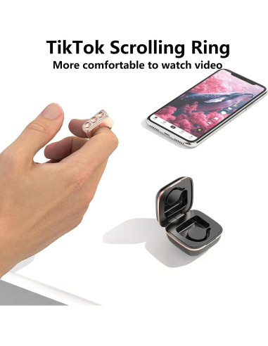 Control Remoto Bluetooth TYUOBOX para TikTok y Cámara - Rosa