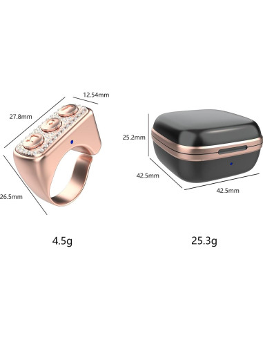 Control Remoto Bluetooth TYUOBOX para TikTok y Cámara - Rosa