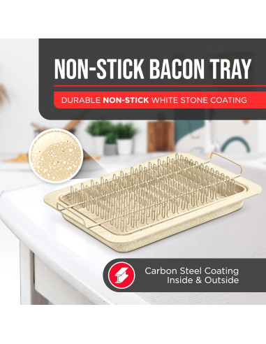 Bandeja para Tocino Bakkenmaster - Juego 2 Piezas Antiadh.