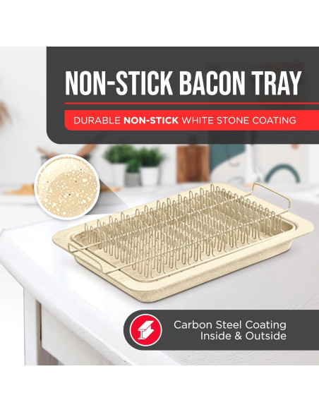 Bandeja para Tocino Bakkenmaster - Juego 2 Piezas Antiadh.