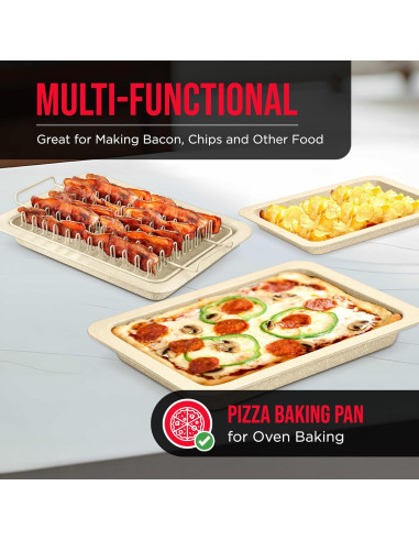 Bandeja para Tocino Bakkenmaster - Juego 2 Piezas Antiadh.