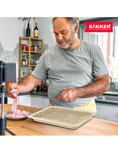 Bandeja para Tocino Bakkenmaster - Juego 2 Piezas Antiadh.