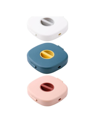 Organizador de Cables Jojofuny 3 Piezas Portátil Blanco/Rosa/Azul
