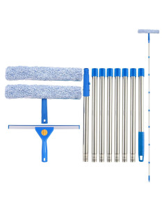 Kit de Limpieza de Ventanas PIMEKOY con Mango Extensible 3m