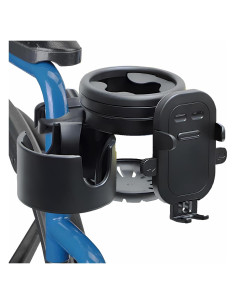 Soporte para Taza y Teléfono GFERTRE 3 en 1 para Sillas de Ruedas