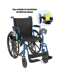 Soporte para Taza y Teléfono GFERTRE 3 en 1 para Sillas de Ruedas 2