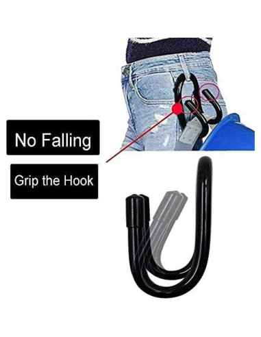 Ganchos Ajustables para Reposacabezas - Soporte de Casco y Bolsos