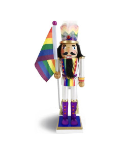 Soldado Cascanueces Blanco 30.48 cm - Adorno Navidad Orgullo