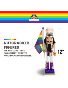 Soldado Cascanueces Blanco 30.48 cm - Adorno Navidad Orgullo 2