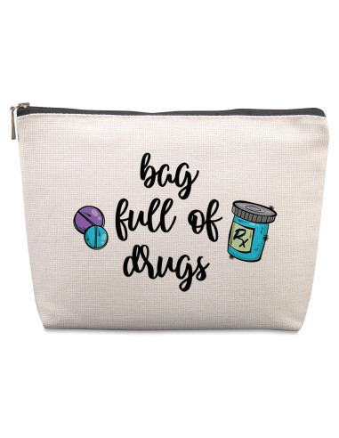 Bolsa de Medicina para Viajar Lcoanriut 22.86x17.78 cm