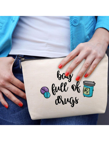 Bolsa de Medicina para Viajar Lcoanriut 22.86x17.78 cm