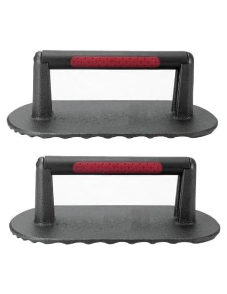 Prensa de Hierro Fundido para Hamburguesas - Paquete de 2