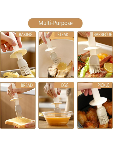 Botella Dispensadora de Aceite y Brocha Kwude 192ml