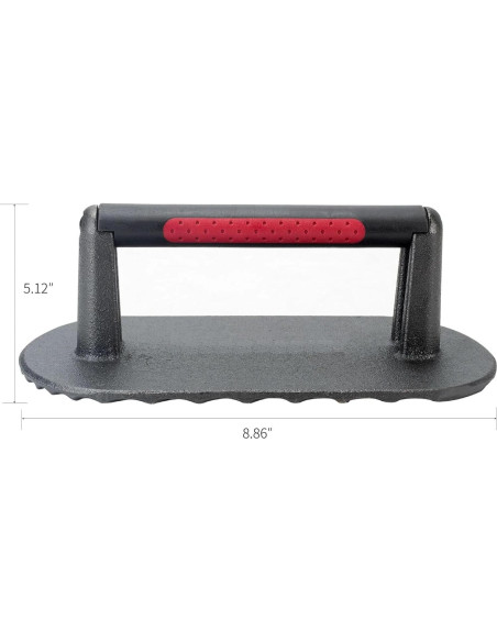 Prensa de Hierro Fundido para Hamburguesas - Paquete de 2