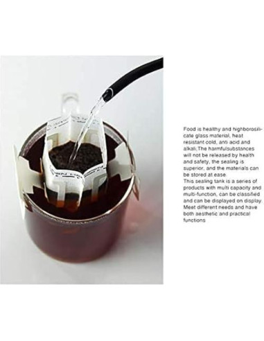 50 Filtros de Café Desechables Ergonflow Biodegradables