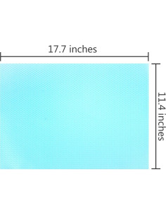 Paquete de 9 Tapetes Lavables Puideon para Refrigerador 45x29cm 2