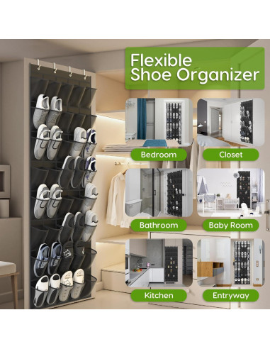 Organizador de Zapatos Unjumbly 40 Bolsillos Malla Transpirable