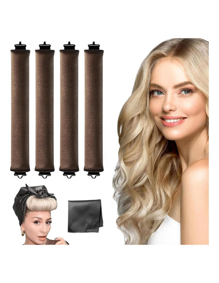 Rizador de Cabello Sin Calor Kitsch Satin - Jumbo 26x12cm