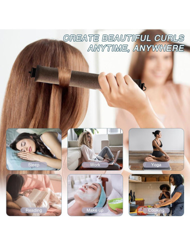 Rizador de Cabello Sin Calor Kitsch Satin - Jumbo 26x12cm