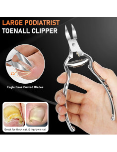 Kit de Pedicura Profesional 7 Piezas DRMODE - Cortauñas y Cuchillos 2